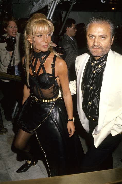 dress versace 1992 donatella and gianni|early photos of donatella versace.